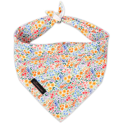 ARING PET Summer Dog Bandana-Cute Blue Dog Bandanas, Comfortable Pet Scarf Dogs Triangle Bibs for Small to Large Boy Girl Dogs and Cats