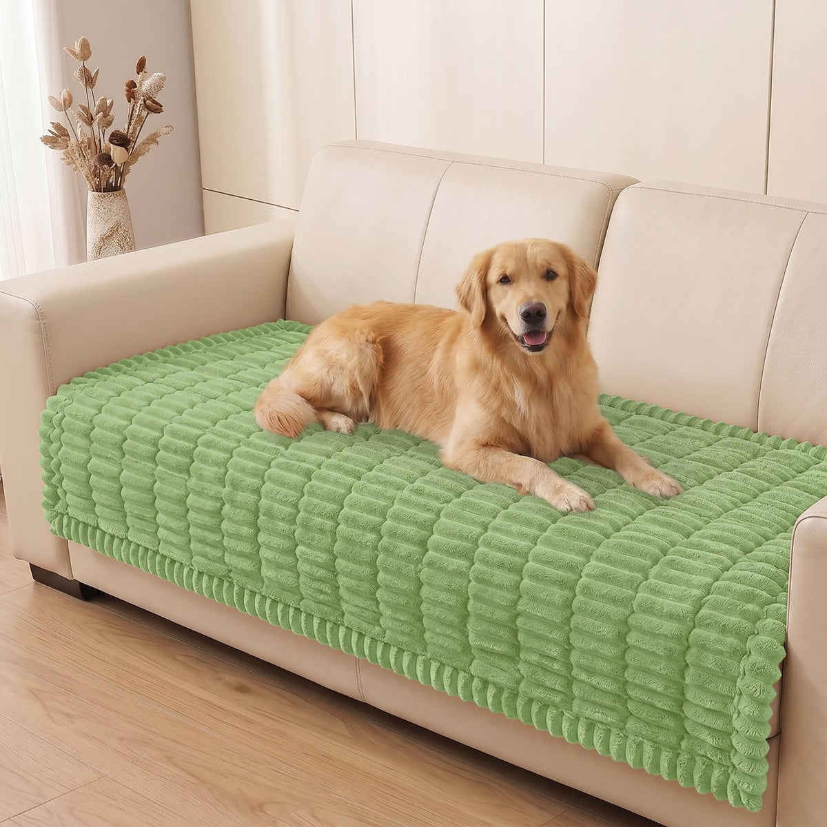 Smiry Couch Cover for Dogs, Non Slip Washable Sofa Protector for Pets