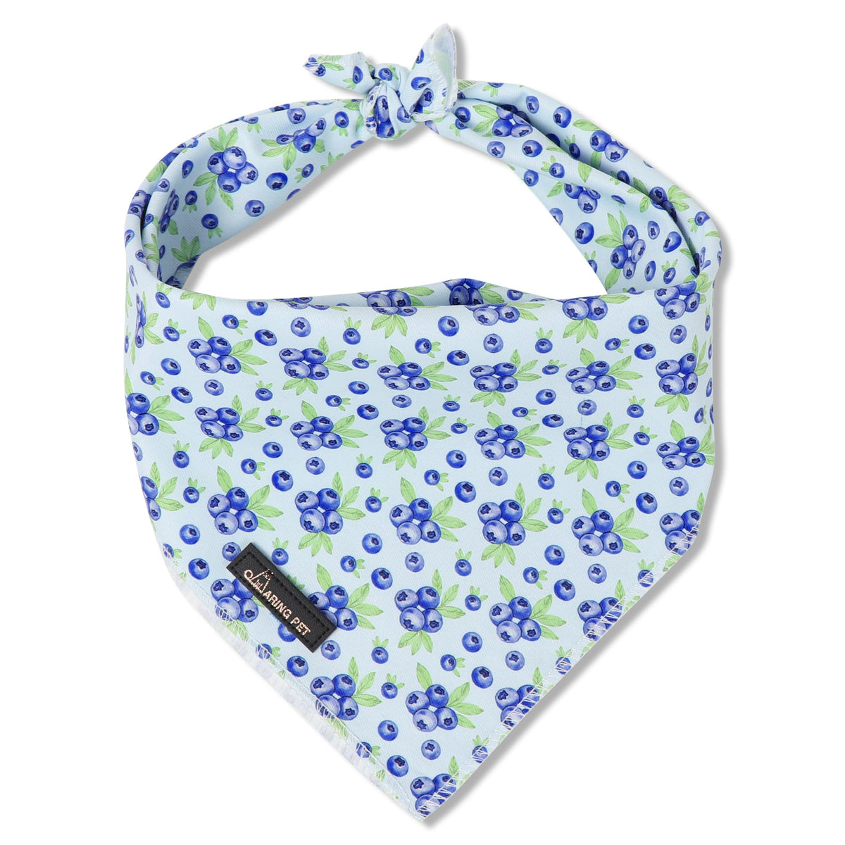 ARING PET Summer Dog Bandana-Cute Blue Dog Bandanas, Comfortable Pet Scarf Dogs Triangle Bibs for Small to Large Boy Girl Dogs and Cats