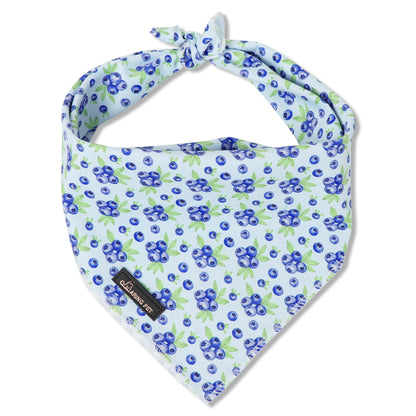 ARING PET Summer Dog Bandana-Cute Blue Dog Bandanas, Comfortable Pet Scarf Dogs Triangle Bibs for Small to Large Boy Girl Dogs and Cats