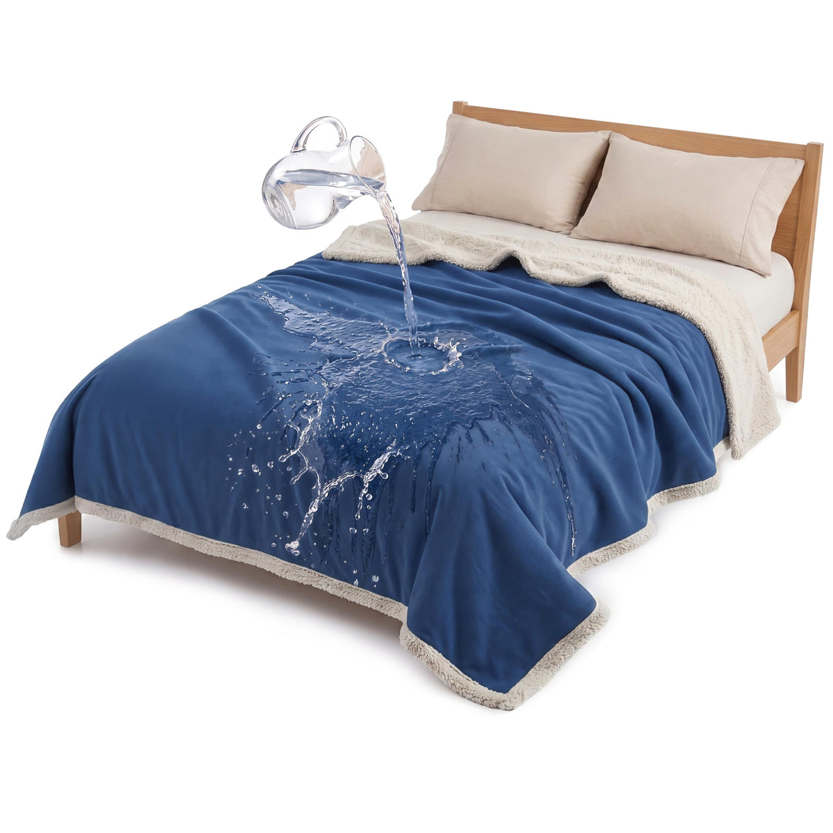 Kritter Planet Waterproof Reversible Pet Blanket for Small Dogs