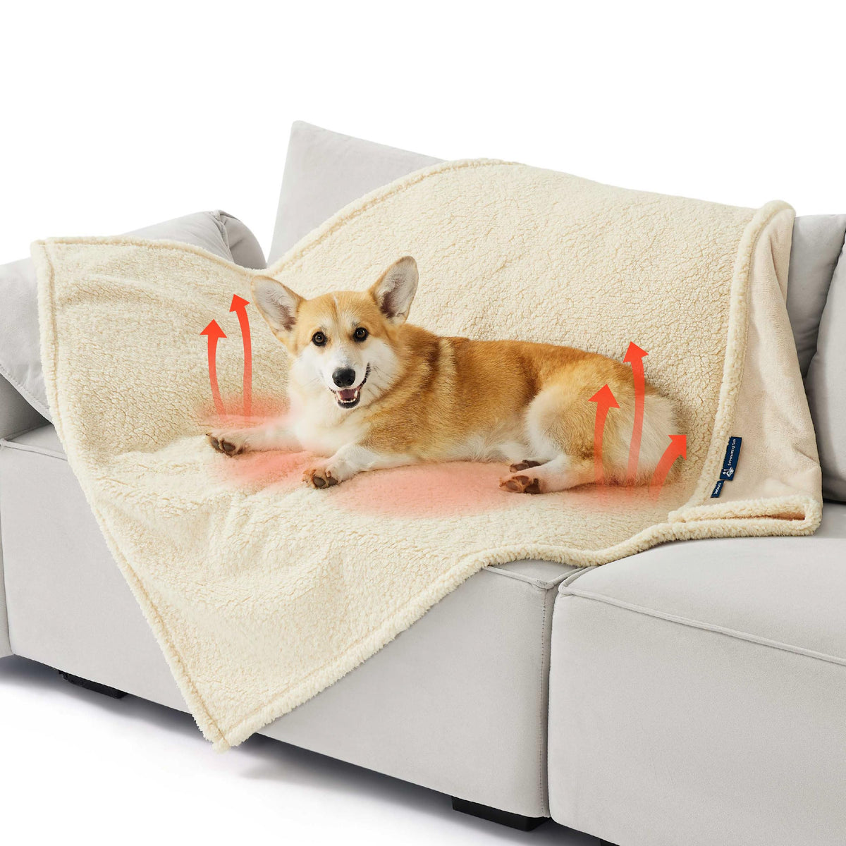 Bedsure Waterproof Dog Blankets for Small Dogs Soft Cat Blanket Warm,25X35