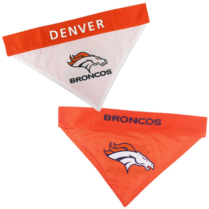 Pets First NFL DOG BANDANA - PHILADELPHIA EAGLES REVERSIBLE PET BANDANA. 2 Sided Sports Bandana with a PREMIUM Embroidery TEAM LOGO, Small/Medium. - 2 Sizes & 32 NFL Teams available, PHL-3217-S-M