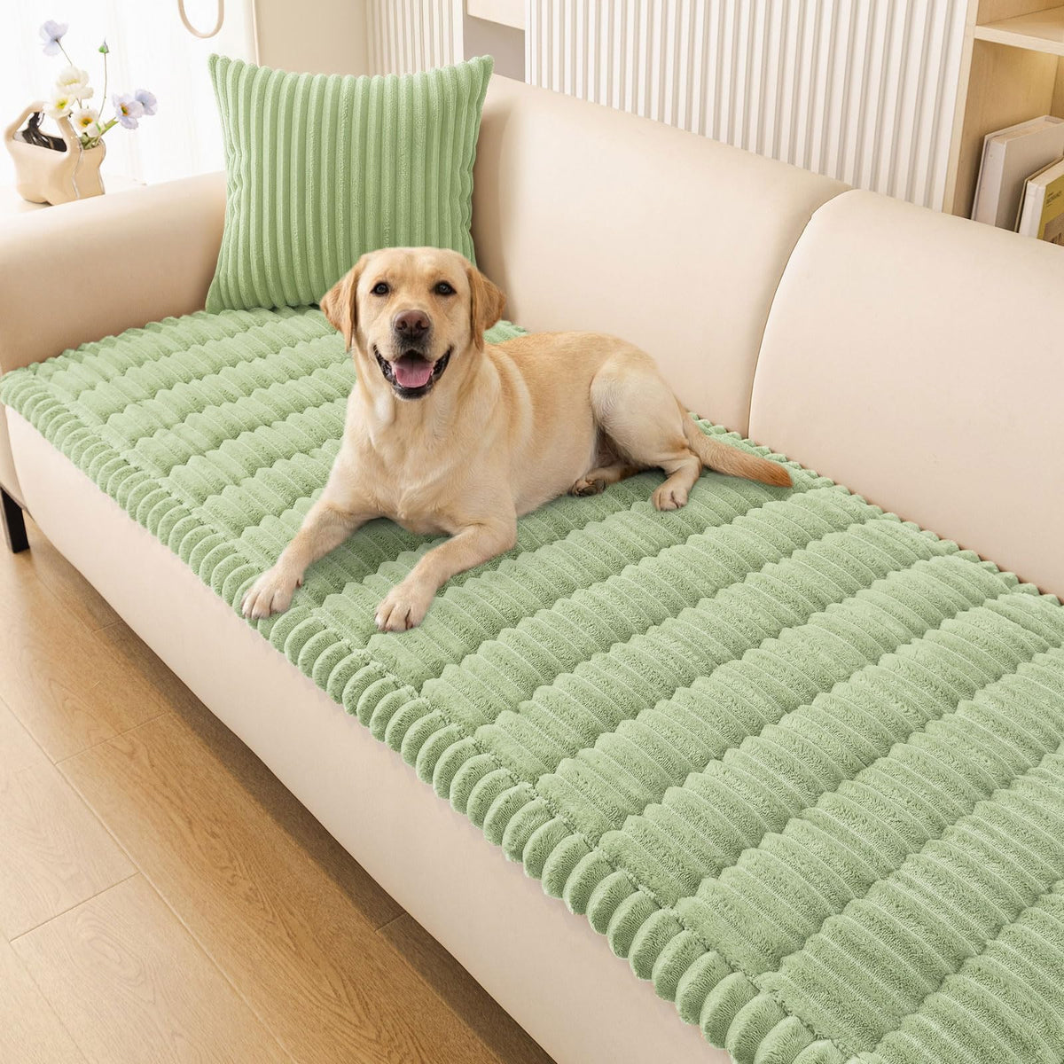 Smiry Couch Cover for Dogs, Non Slip Washable Sofa Protector for Pets