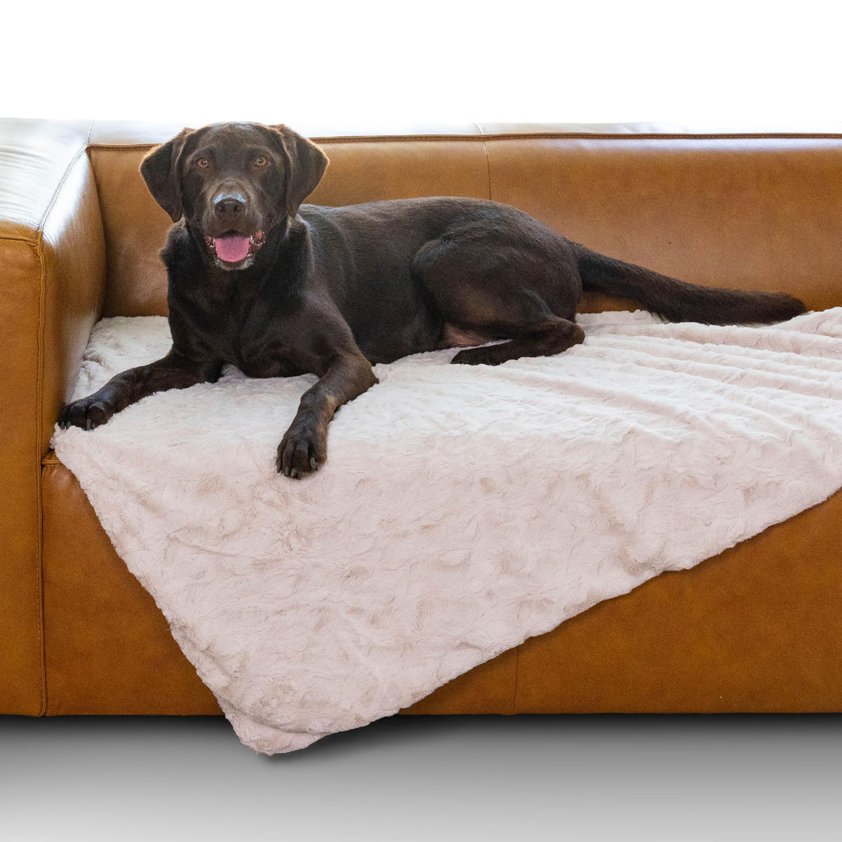 Best Friends by Sheri Dog Blanket, Shag Faux Fur, Taupe, 30" x 40"