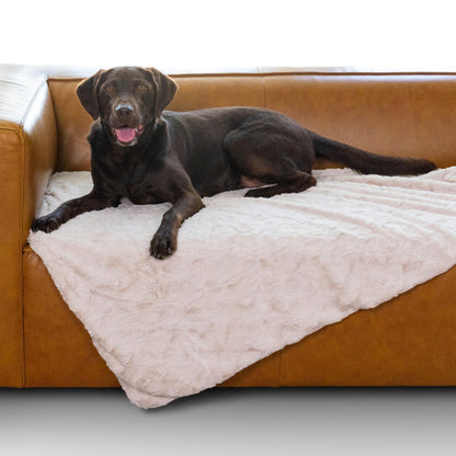 Best Friends by Sheri Dog Blanket, Shag Faux Fur, Taupe, 30" x 40"