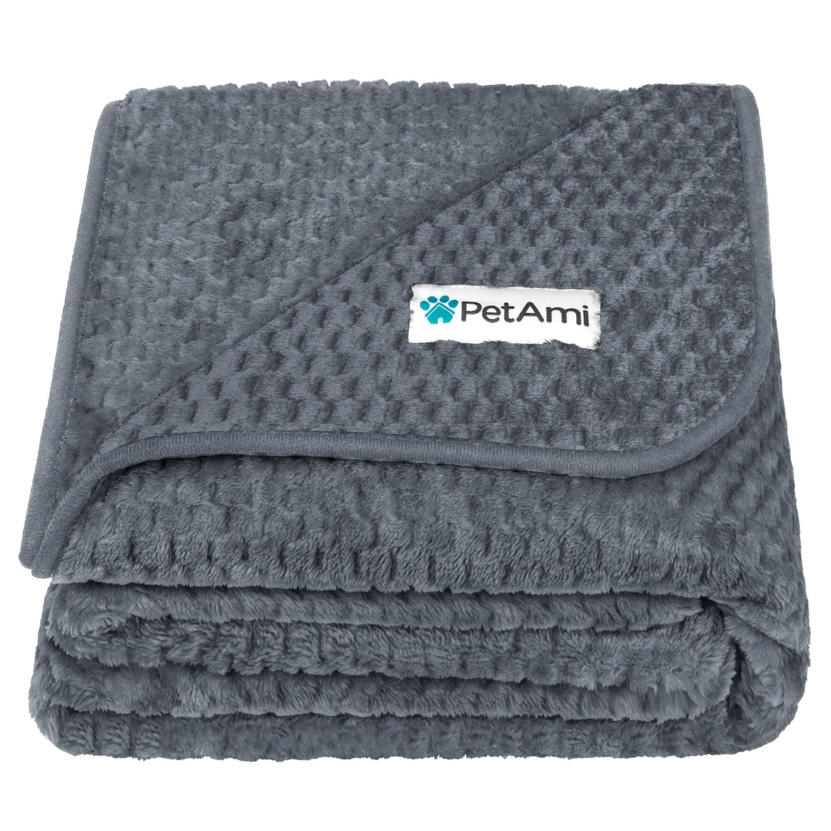 PetAmi Waterproof Dog Blanket, Leakproof Pet Throw, Twin 60x80 Taupe Beige