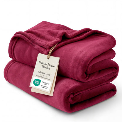 Bedsure GentleSoft Fleece Blanket Twin Size Grey - 300GSM Lightweight Plush Fuzzy Cozy Soft Warm Blanket for Bed, Sofa, Couch, Travel, Camping, 60x80 inches