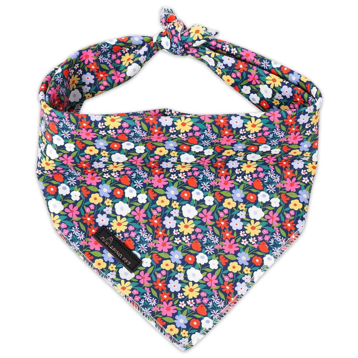 ARING PET Summer Dog Bandana-Cute Blue Dog Bandanas, Comfortable Pet Scarf Dogs Triangle Bibs for Small to Large Boy Girl Dogs and Cats