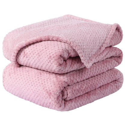 uxcell Fluffy Knitted Pet Blanket for Kitten Doggy 27x40 Burgundy