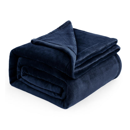 Bedsure GentleSoft Fleece Blanket Twin Size Grey - 300GSM Lightweight Plush Fuzzy Cozy Soft Warm Blanket for Bed, Sofa, Couch, Travel, Camping, 60x80 inches