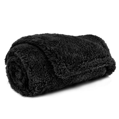 PetAmi Fluffy Sherpa Waterproof Dog Blanket for Small Pet Cat, 24x32 Pink