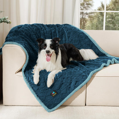 Luciphia Waterproof Blanket for Twin Bed Reversible Fleece Couch Cover