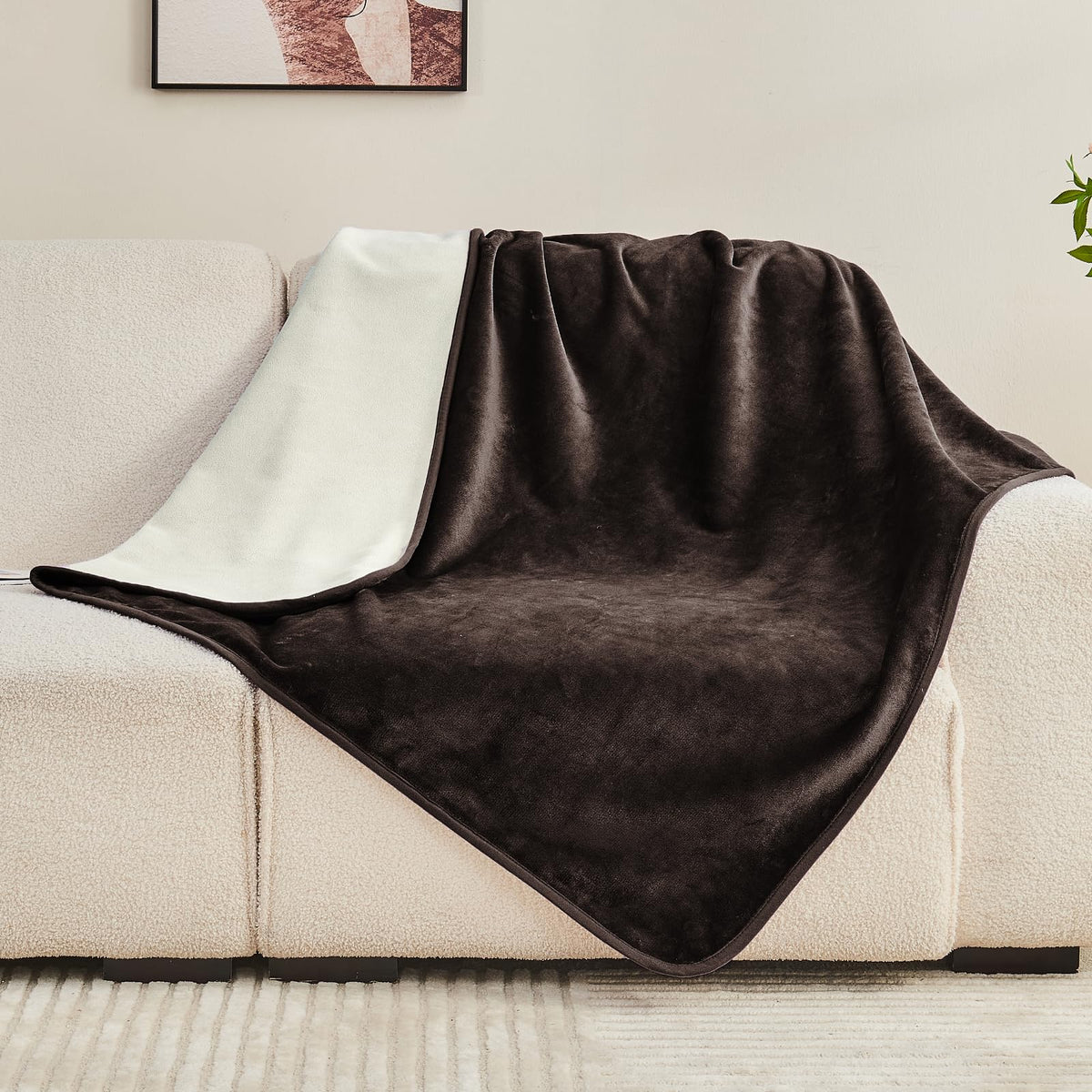 Waterproof Blanket Bed Cover 60"x80" for Adults or Pets, Dusty Pink