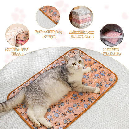 Retainbre 18Pcs Puppy Blankets for Small Dogs, Cats, Kitten, 23X16 Inch