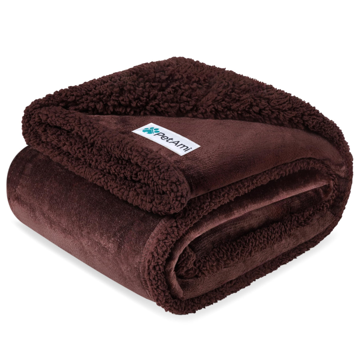 PetAmi Waterproof Dog Blanket for Large Dog Cat Pet, 60x80, Grey Sherpa