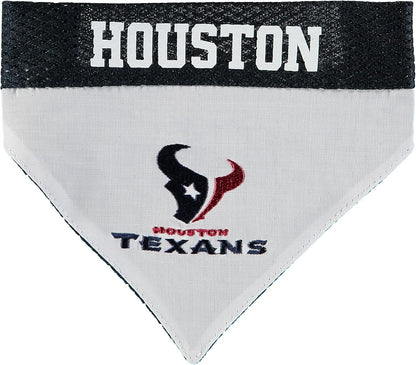 Pets First NFL DOG BANDANA - PHILADELPHIA EAGLES REVERSIBLE PET BANDANA. 2 Sided Sports Bandana with a PREMIUM Embroidery TEAM LOGO, Small/Medium. - 2 Sizes & 32 NFL Teams available, PHL-3217-S-M
