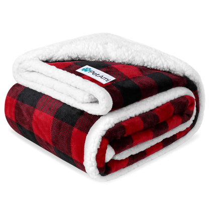 PetAmi Waterproof Dog Blanket for Large Dog Cat Pet, 60x80, Grey Sherpa