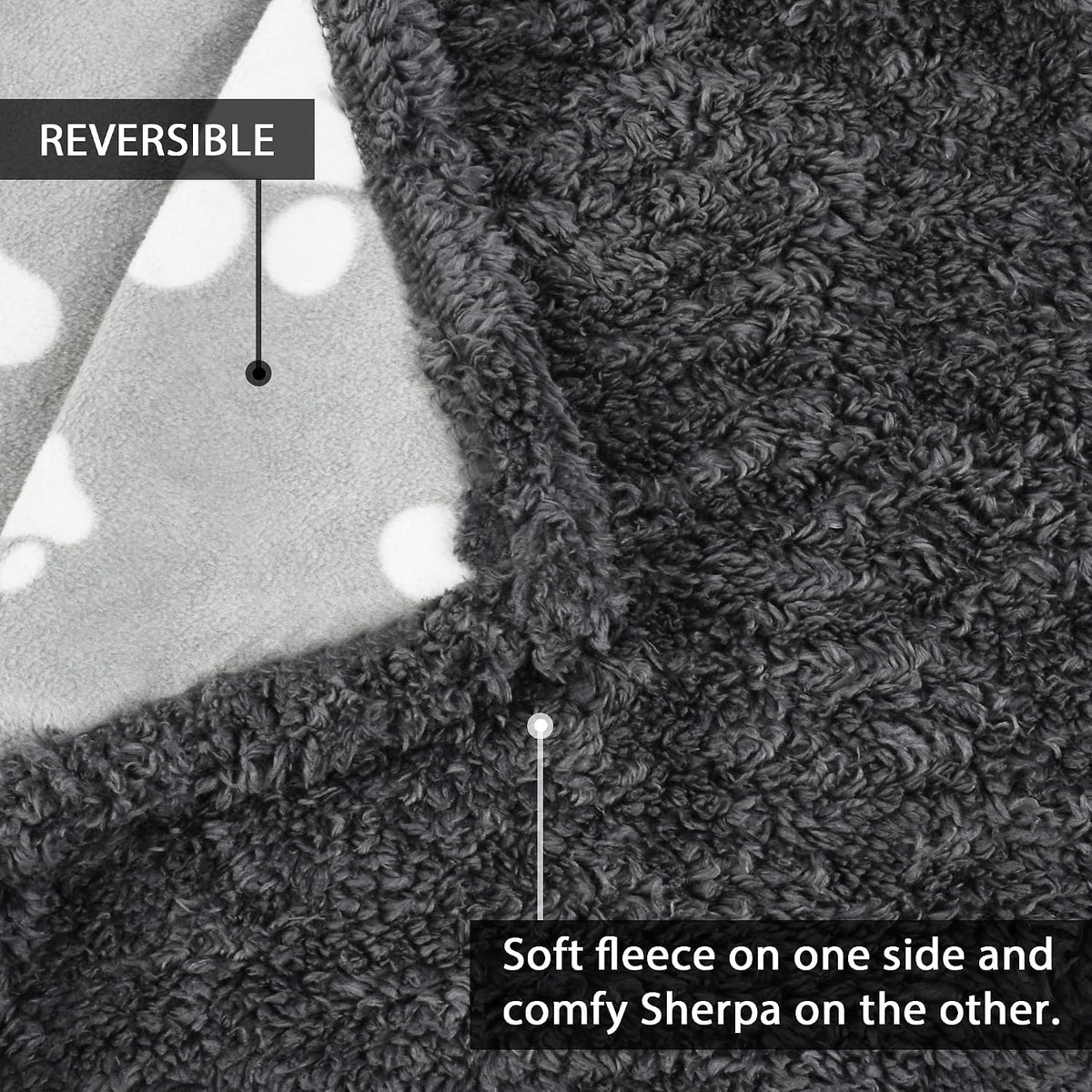 Kritter Planet Waterproof Reversible Pet Blanket for Small Dogs
