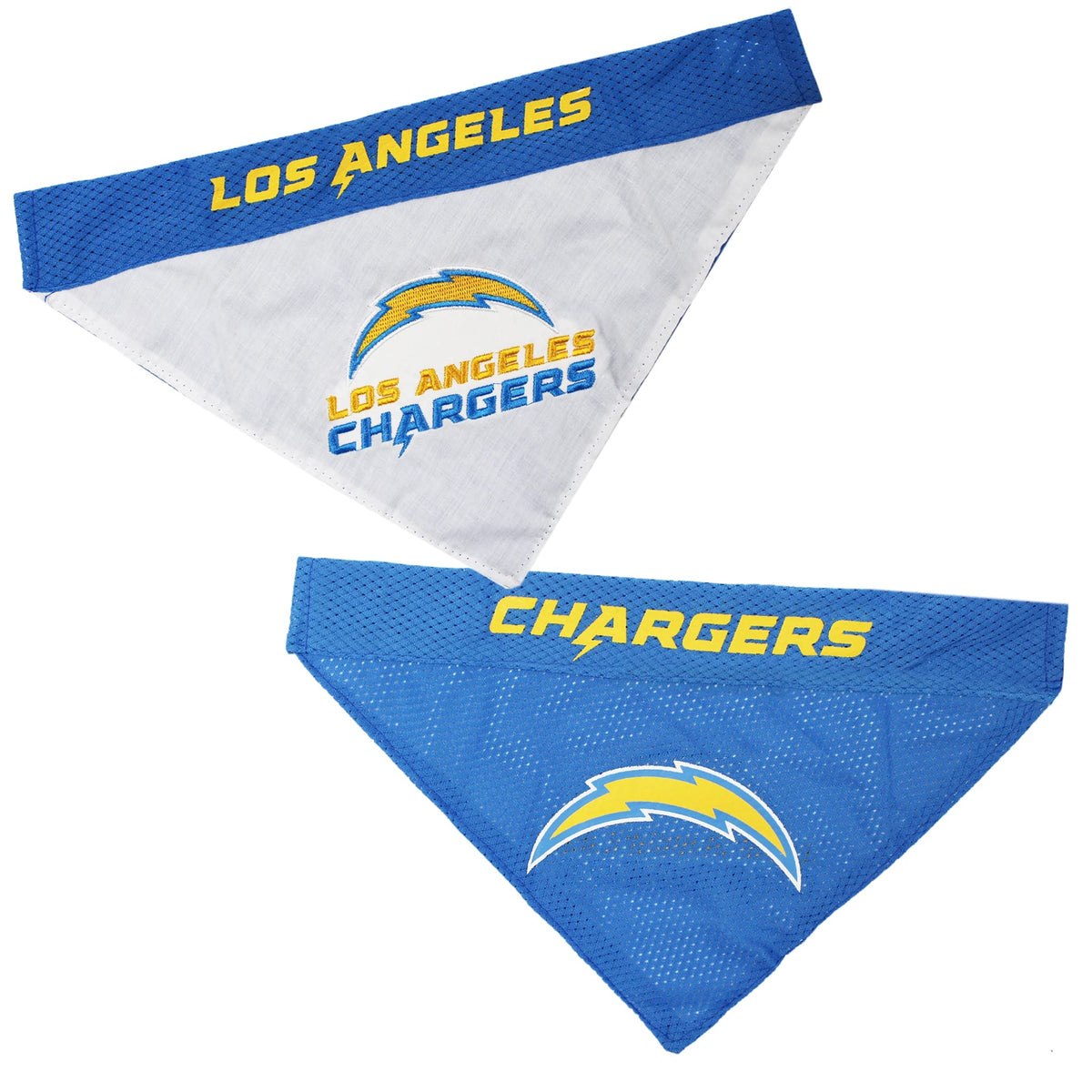 Pets First NFL DOG BANDANA - PHILADELPHIA EAGLES REVERSIBLE PET BANDANA. 2 Sided Sports Bandana with a PREMIUM Embroidery TEAM LOGO, Small/Medium. - 2 Sizes & 32 NFL Teams available, PHL-3217-S-M