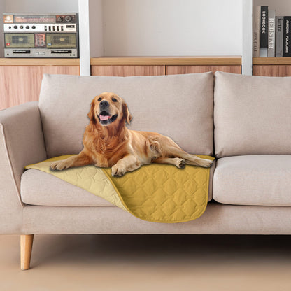 gogobunny Waterproof Pet Blanket for Bed, Washable Couch Cover for Dog Cat