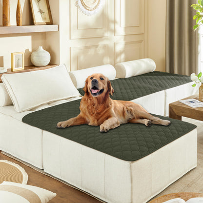 gogobunny Waterproof Pet Blanket for Bed, Washable Couch Cover for Dog Cat