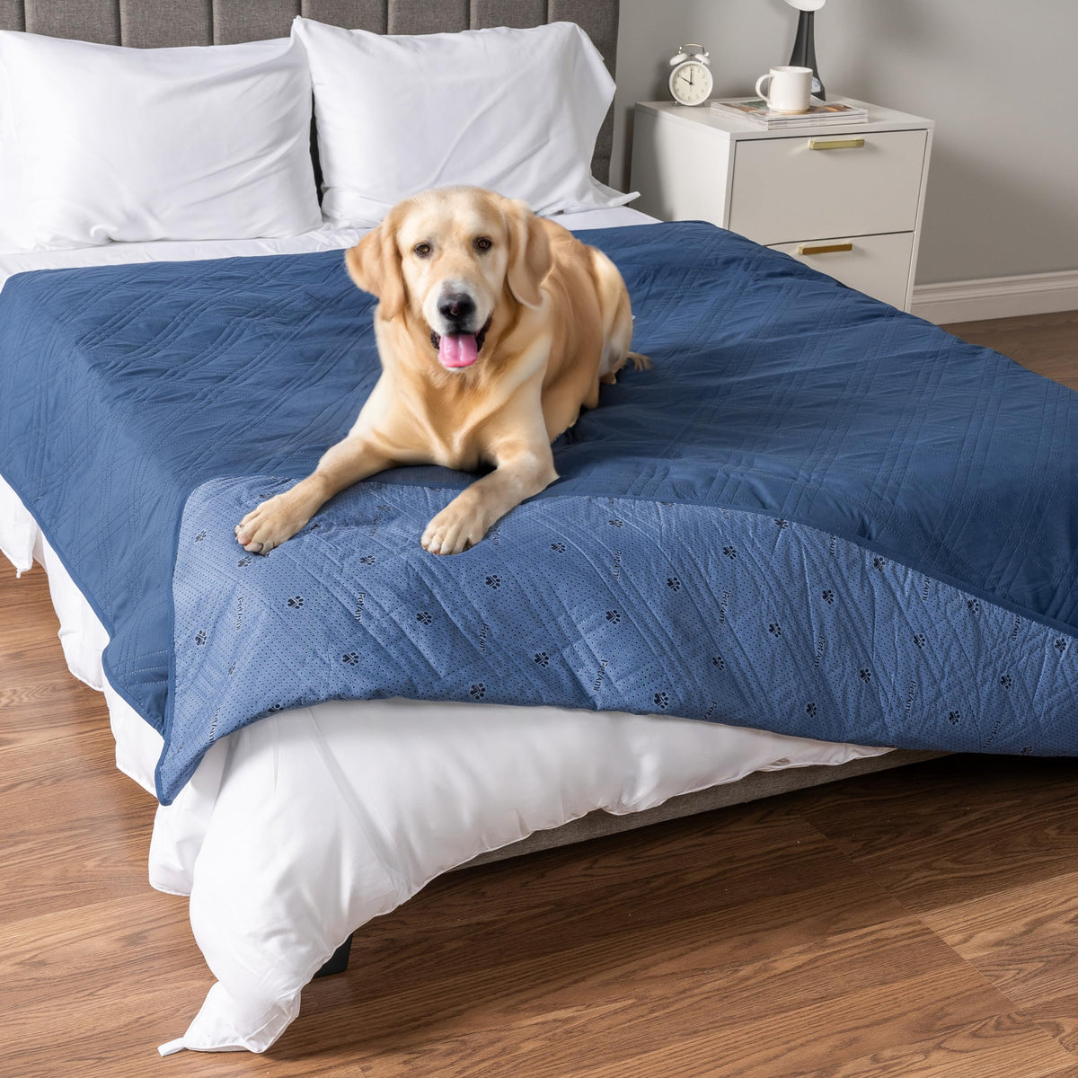 PetAmi Waterproof Couch Cover for Dog Non-Slip Bed Sofa Blanket, 52x82 Gray