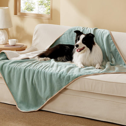 Bedsure Waterproof Dog Blankets for Small Dogs Soft Cat Blanket Warm,25X35
