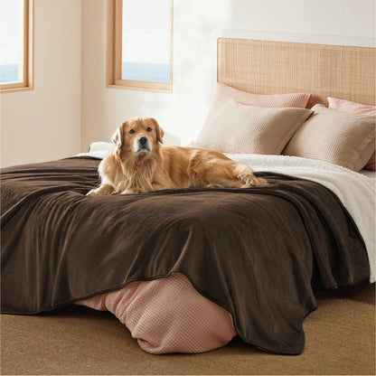 Bedsure Waterproof Dog Blankets for Small Dogs Soft Cat Blanket Warm,25X35