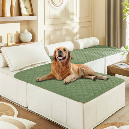 gogobunny Waterproof Pet Blanket for Bed, Washable Couch Cover for Dog Cat