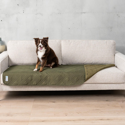 PetAmi Waterproof Couch Cover for Dog Non-Slip Bed Sofa Blanket, 52x82 Gray