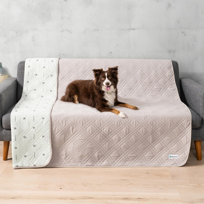 PetAmi Waterproof Couch Cover for Dog Non-Slip Bed Sofa Blanket, 52x82 Gray
