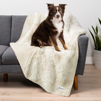 PetAmi Waterproof Dog Blanket for Couch Protector Pet Throw, 40x60 Taupe
