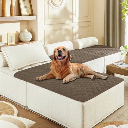 gogobunny Waterproof Pet Blanket for Bed, Washable Couch Cover for Dog Cat