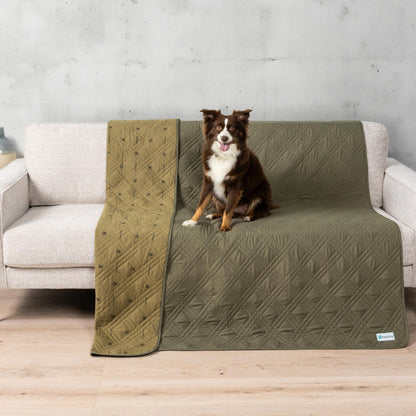 PetAmi Waterproof Couch Cover for Dog Non-Slip Bed Sofa Blanket, 52x82 Gray