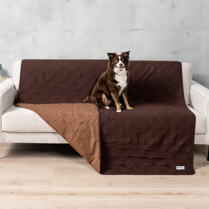 PetAmi Waterproof Couch Cover for Dog Non-Slip Bed Sofa Blanket, 52x82 Gray