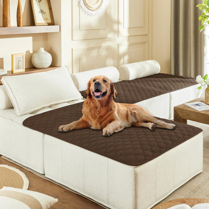 gogobunny Waterproof Pet Blanket for Bed, Washable Couch Cover for Dog Cat
