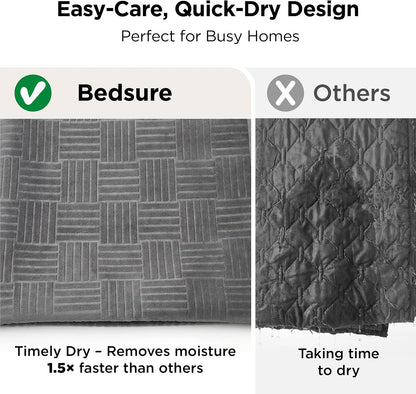Bedsure Waterproof Couch Cover for Sofa and Dogs Quick Drying, 52x82IN
