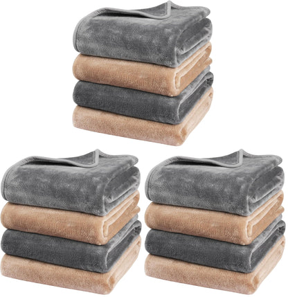 Onarway Dog Blanket Washable for Puppy: 4 Packs Dog Blankets 40”x28”