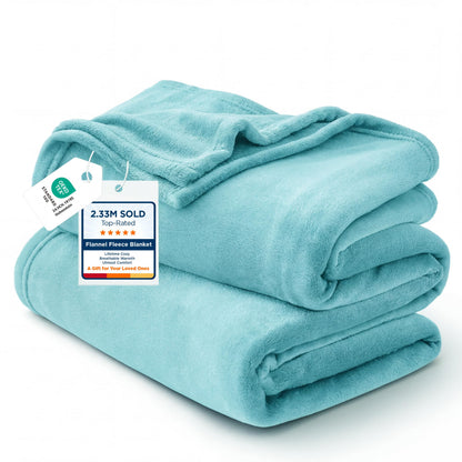 Bedsure GentleSoft Fleece Blanket Twin Size Grey - 300GSM Lightweight Plush Fuzzy Cozy Soft Warm Blanket for Bed, Sofa, Couch, Travel, Camping, 60x80 inches