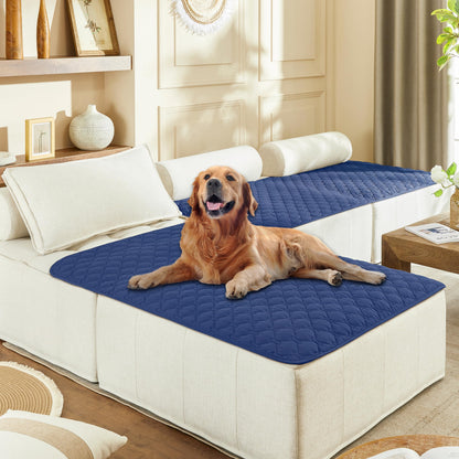 gogobunny Waterproof Pet Blanket for Bed, Washable Couch Cover for Dog Cat