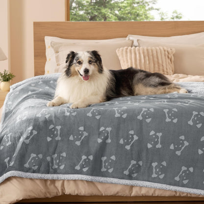 Bedsure Waterproof Dog Blankets for Small Dogs Soft Cat Blanket Warm,25X35