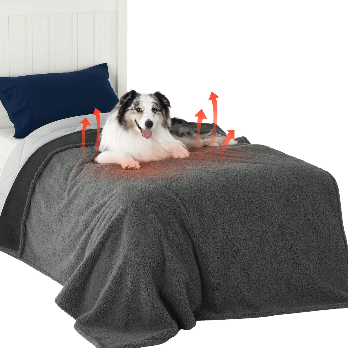 Bedsure Waterproof Dog Blankets for Small Dogs Soft Cat Blanket Warm,25X35