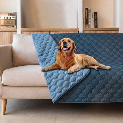 gogobunny Waterproof Pet Blanket for Bed, Washable Couch Cover for Dog Cat