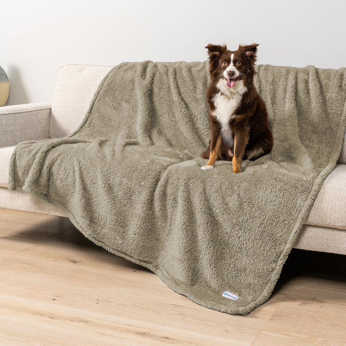 PetAmi Fluffy Sherpa Waterproof Dog Blanket for Small Pet Cat, 24x32 Pink