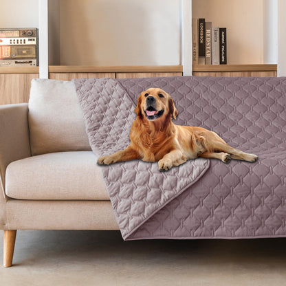 gogobunny Waterproof Pet Blanket for Bed, Washable Couch Cover for Dog Cat