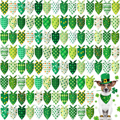Chunful 120 Pcs Halloween Dog Bandanas Bulk for Charm Grooming Medium Pet