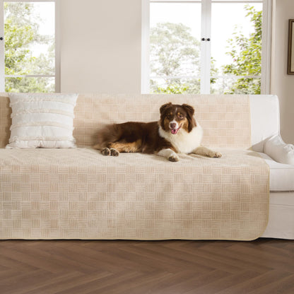Bedsure Waterproof Couch Cover for Sofa and Dogs Quick Drying, 52x82IN