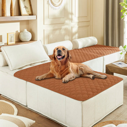gogobunny Waterproof Pet Blanket for Bed, Washable Couch Cover for Dog Cat
