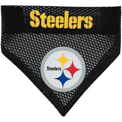 Pets First NFL DOG BANDANA - PHILADELPHIA EAGLES REVERSIBLE PET BANDANA. 2 Sided Sports Bandana with a PREMIUM Embroidery TEAM LOGO, Small/Medium. - 2 Sizes & 32 NFL Teams available, PHL-3217-S-M